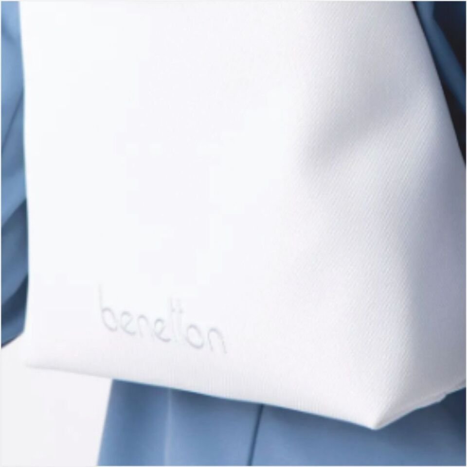 Benetton BNT-1608United Colors Of Benetton Sırt Çantası Beyaz-A.Gri