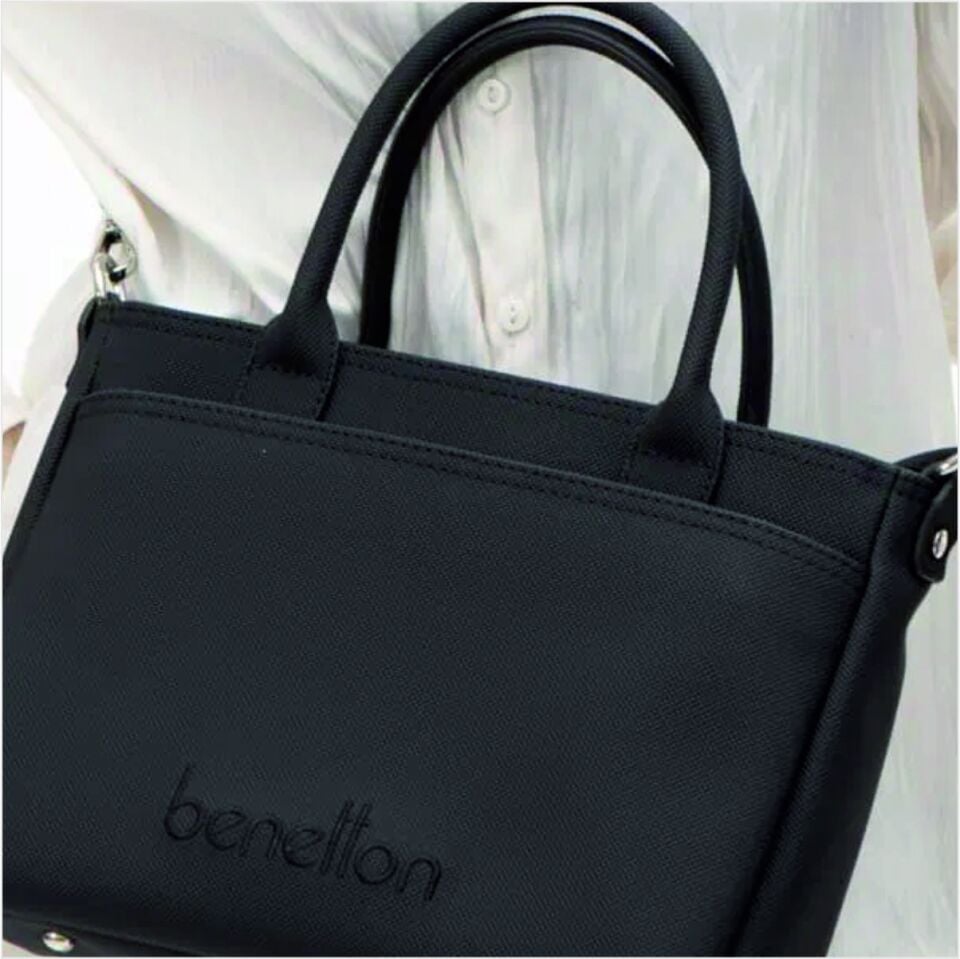 Benetton  BNT-1626 Nano Kol Çantası Siyah