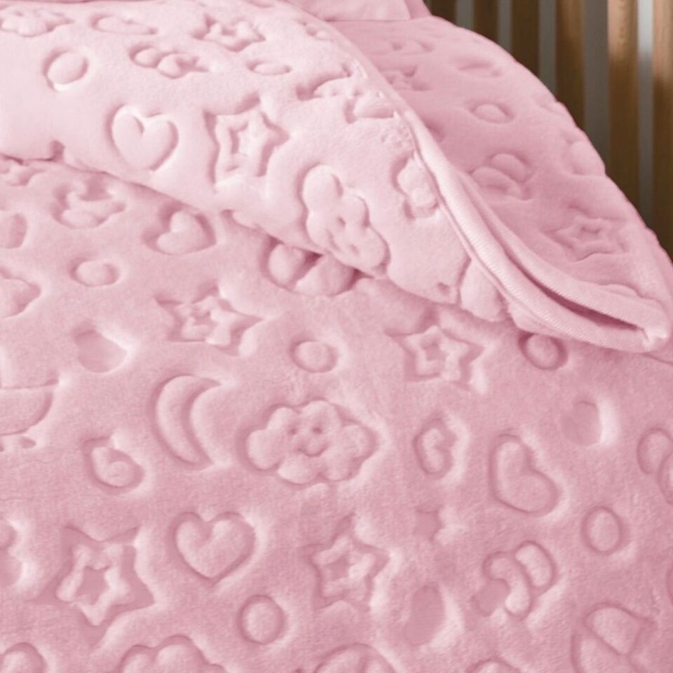 Özdilek Battanıye Bebe Embos 100*120 Pembe(Y)