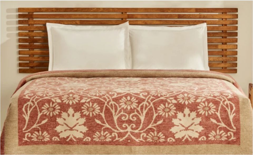 Karaca Home Flara Çift Kişilik Pamuklu Battaniye Terracotta