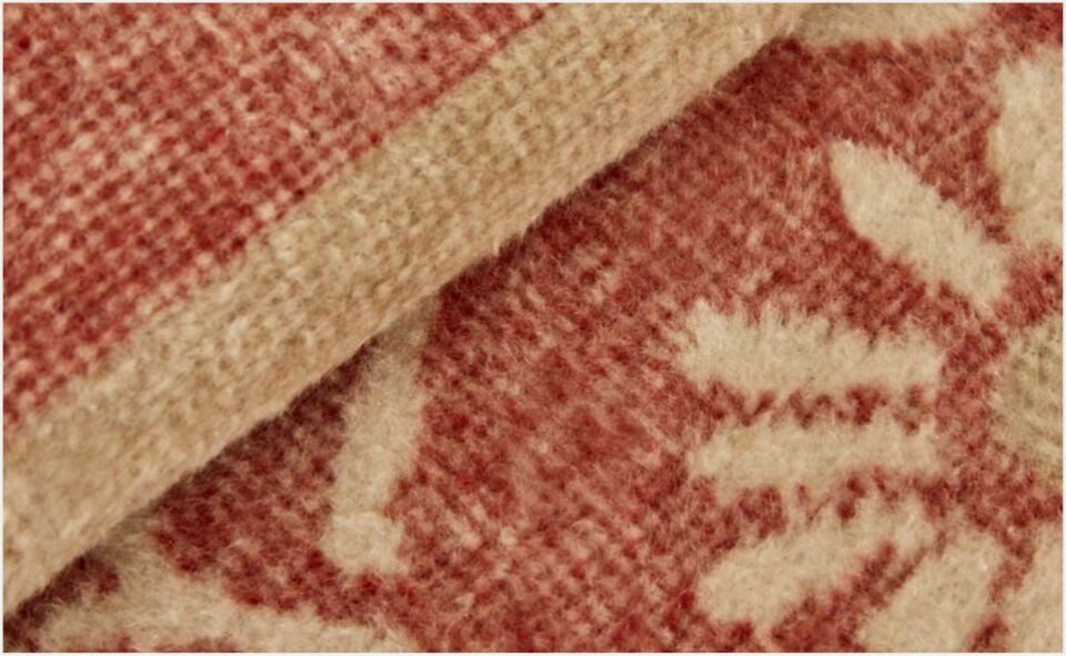 Karaca Home Flara Çift Kişilik Pamuklu Battaniye Terracotta