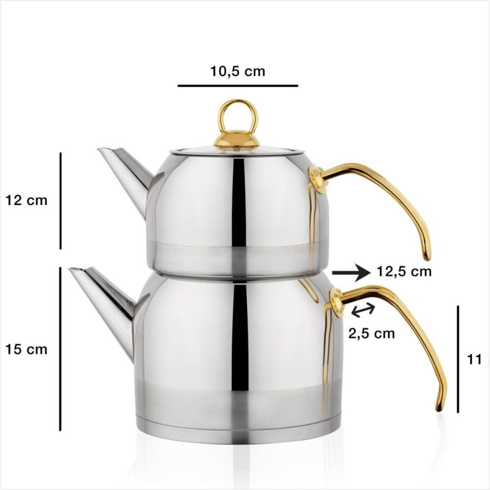 SCHAFER ADA ÇAYDANLIK TKM.(B.BOY) -4 PARÇA-GOLD