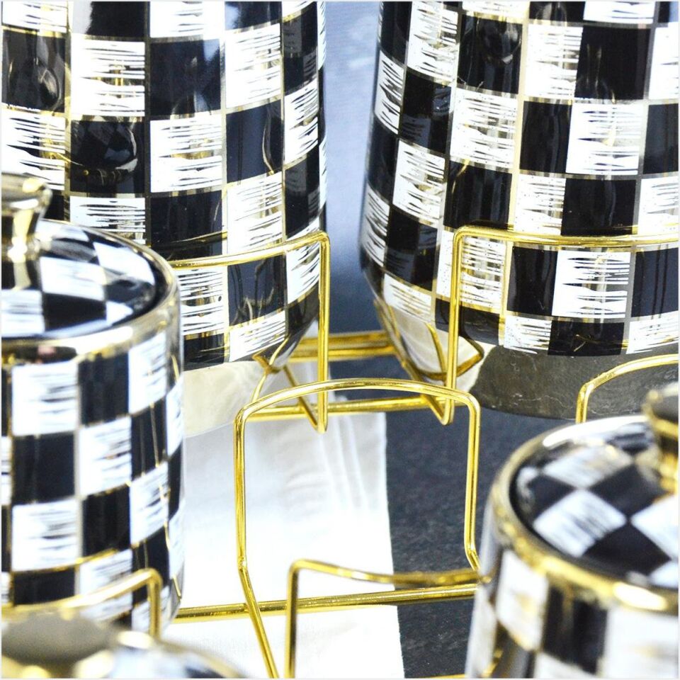 Şener  P/Por-101874Paçi-Leo Parlak 7 Parça.Standlı Baharat