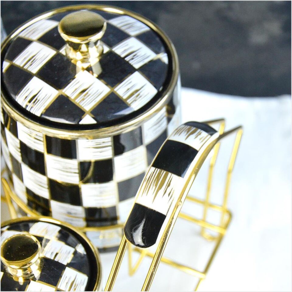 Şener  P/Por-101874Paçi-Leo Parlak 7 Parça.Standlı Baharat