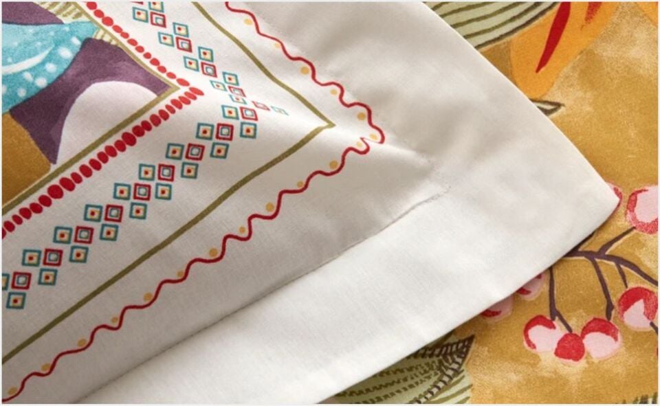 Karaca Home Lumire %100 Pamuk Çift Kişilik Nevresim Takımı Fuşya