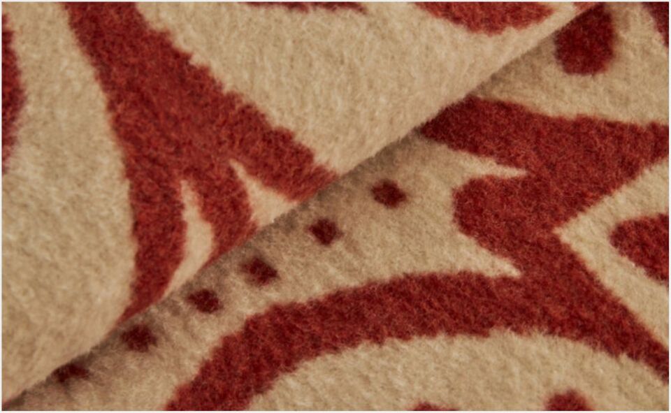 Karaca Home Velma Çift Kişilik Pamuklu Battaniye Terracota