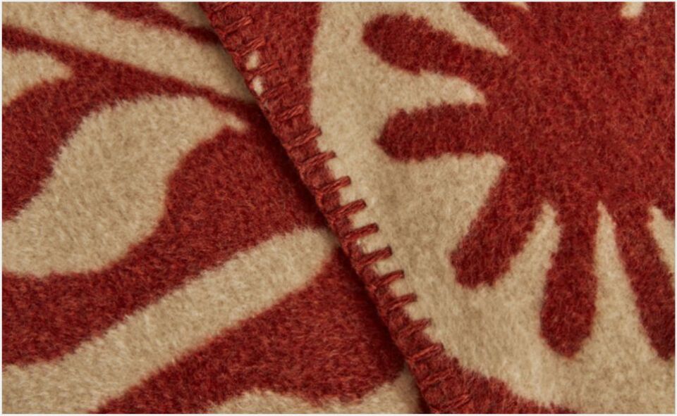 Karaca Home Velma Çift Kişilik Pamuklu Battaniye Terracota