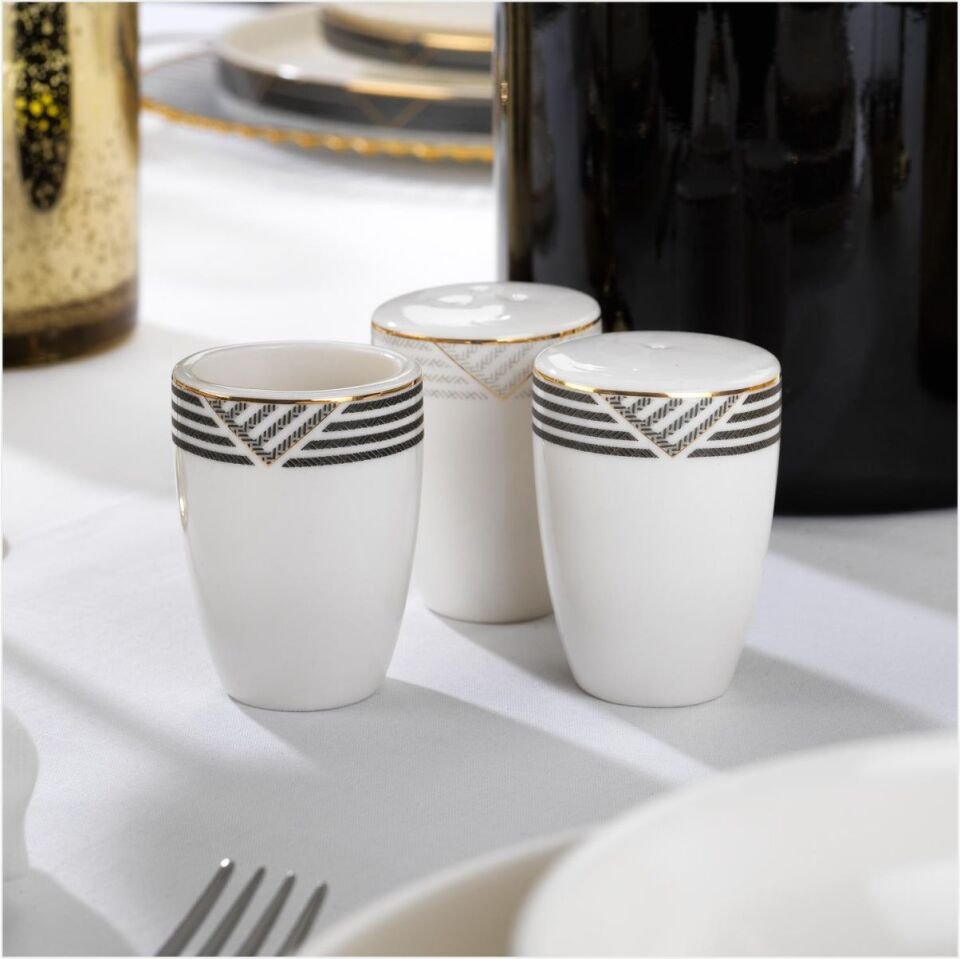 SCHAFER ADEL LİNE YEMEK TAKIMI-56 PARÇA-GOLD