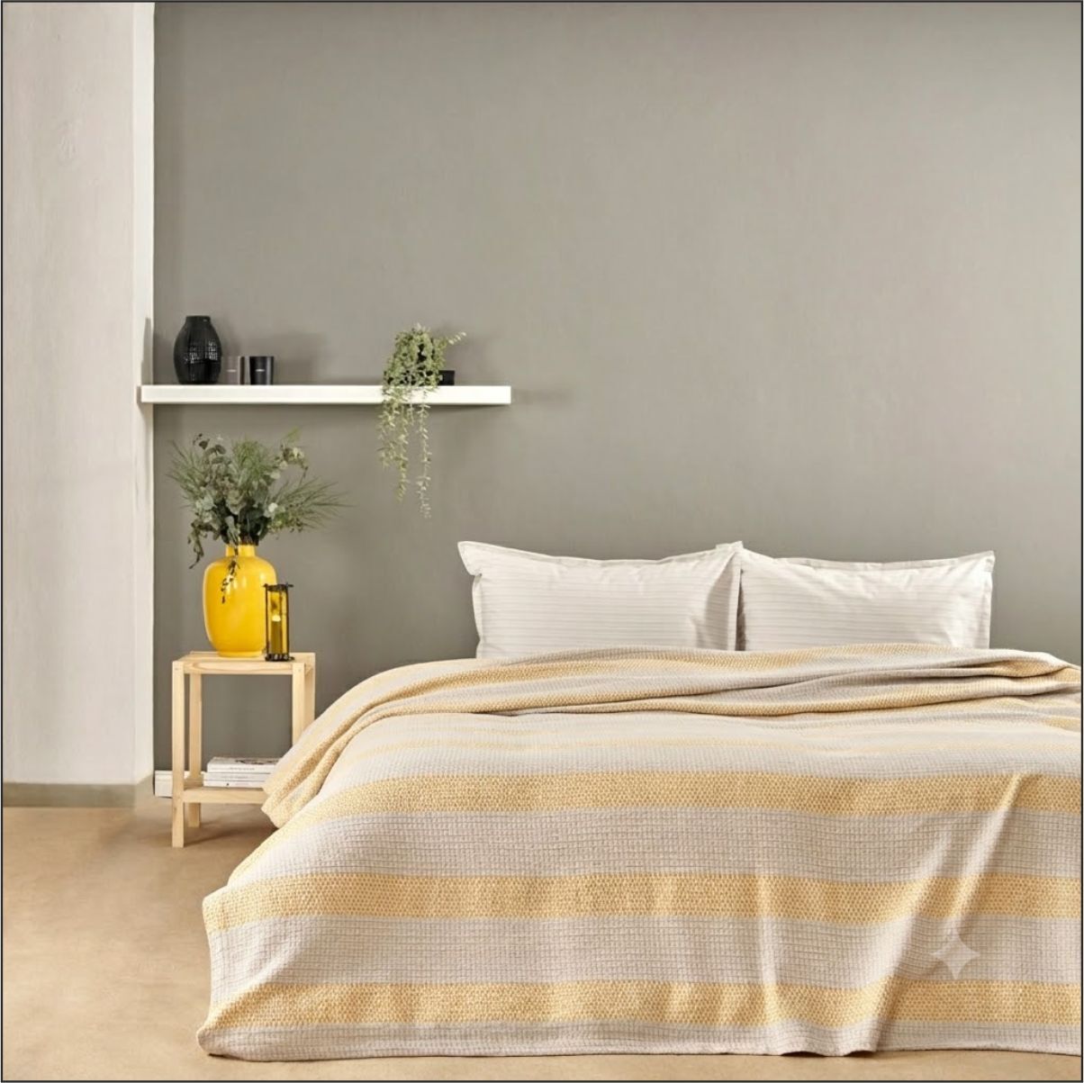 TAÇ SOFTLY SET MOTTO ÇİFT KİŞİLİK SARI