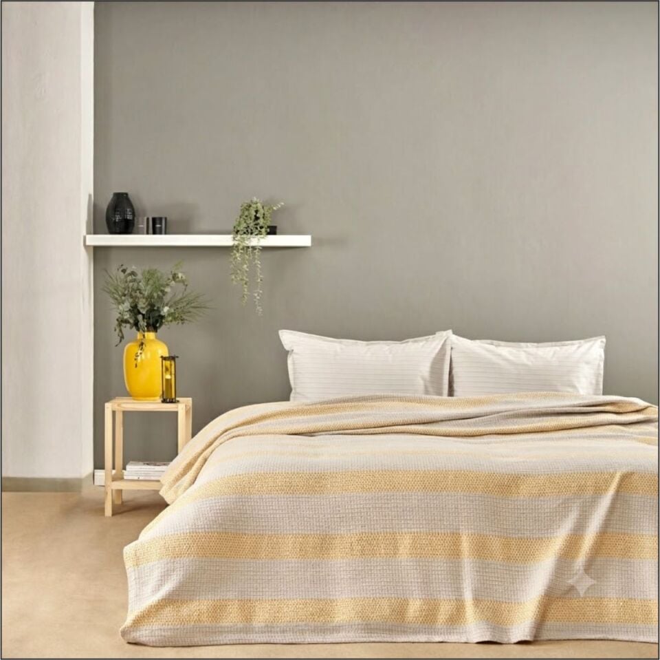 TAÇ SOFTLY SET MOTTO ÇİFT KİŞİLİK SARI