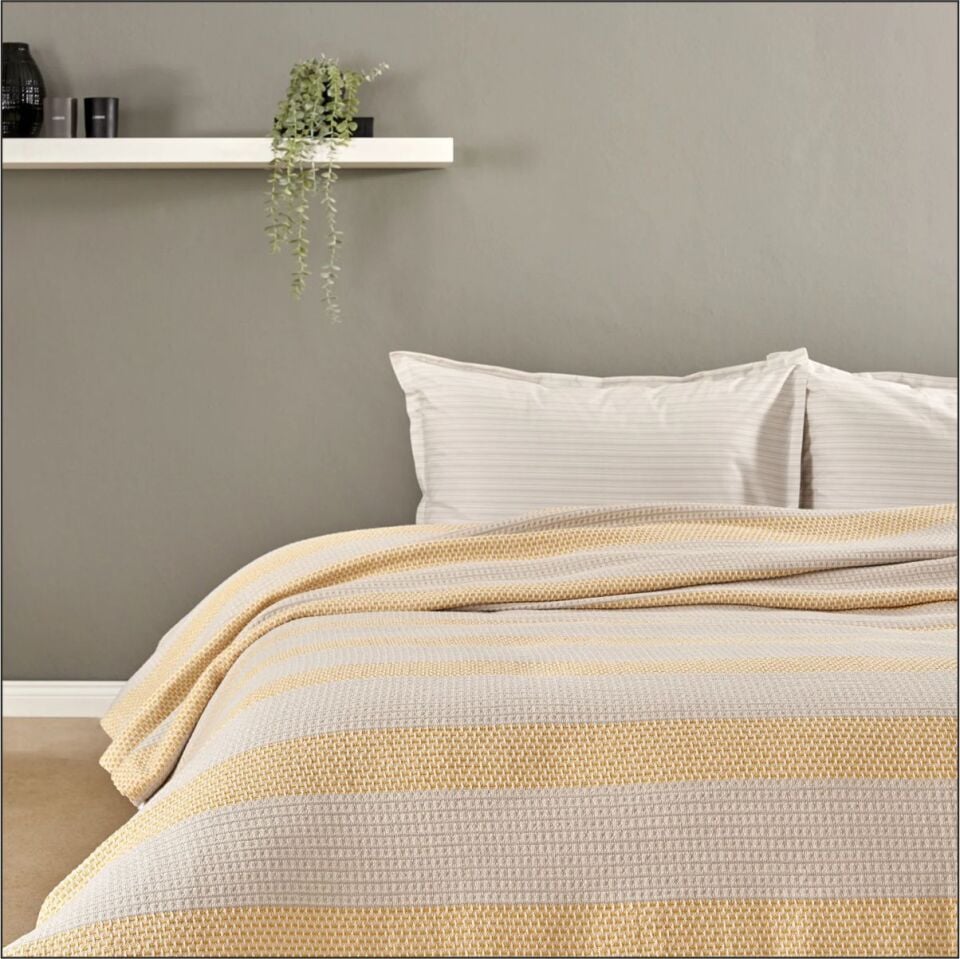 TAÇ SOFTLY SET MOTTO ÇİFT KİŞİLİK SARI
