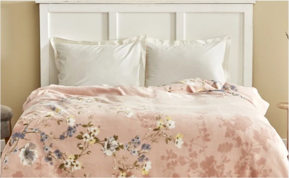 Karaca Home Silva Çift Kişilik İspanyol Battaniye Blush