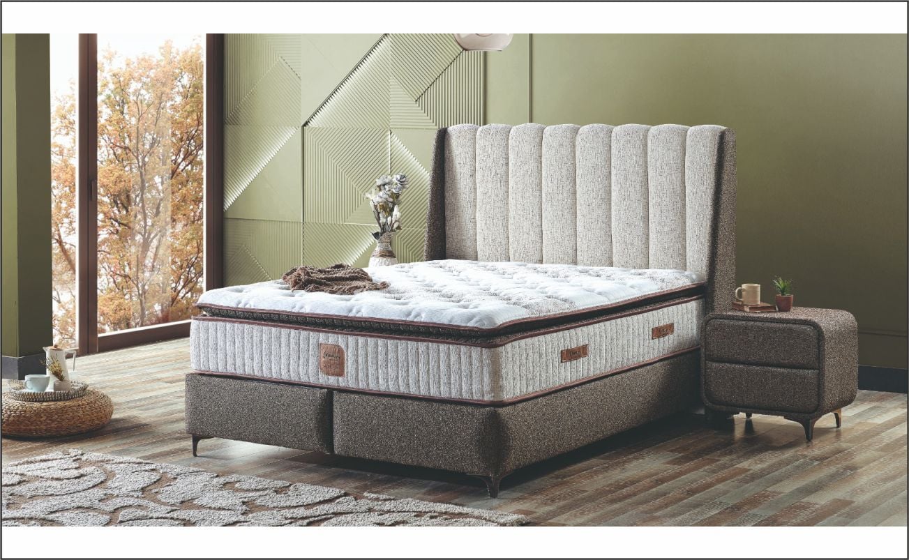 KUŞTÜYÜ DİAMOND 160X200 BAZA SET BUKLE 679