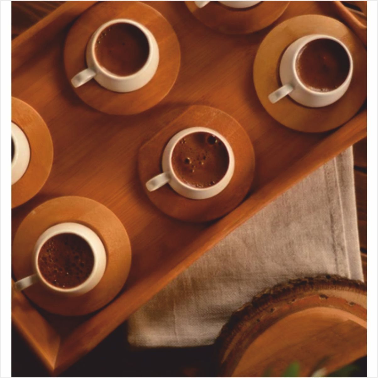 Bambum  Ottoman - 6 Kişilik Kahve Fincan Takımı Sade