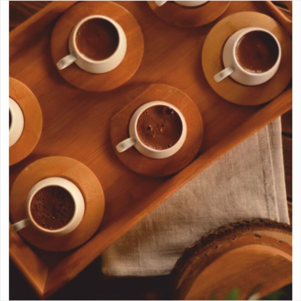 Bambum  Ottoman - 6 Kişilik Kahve Fincan Takımı Sade