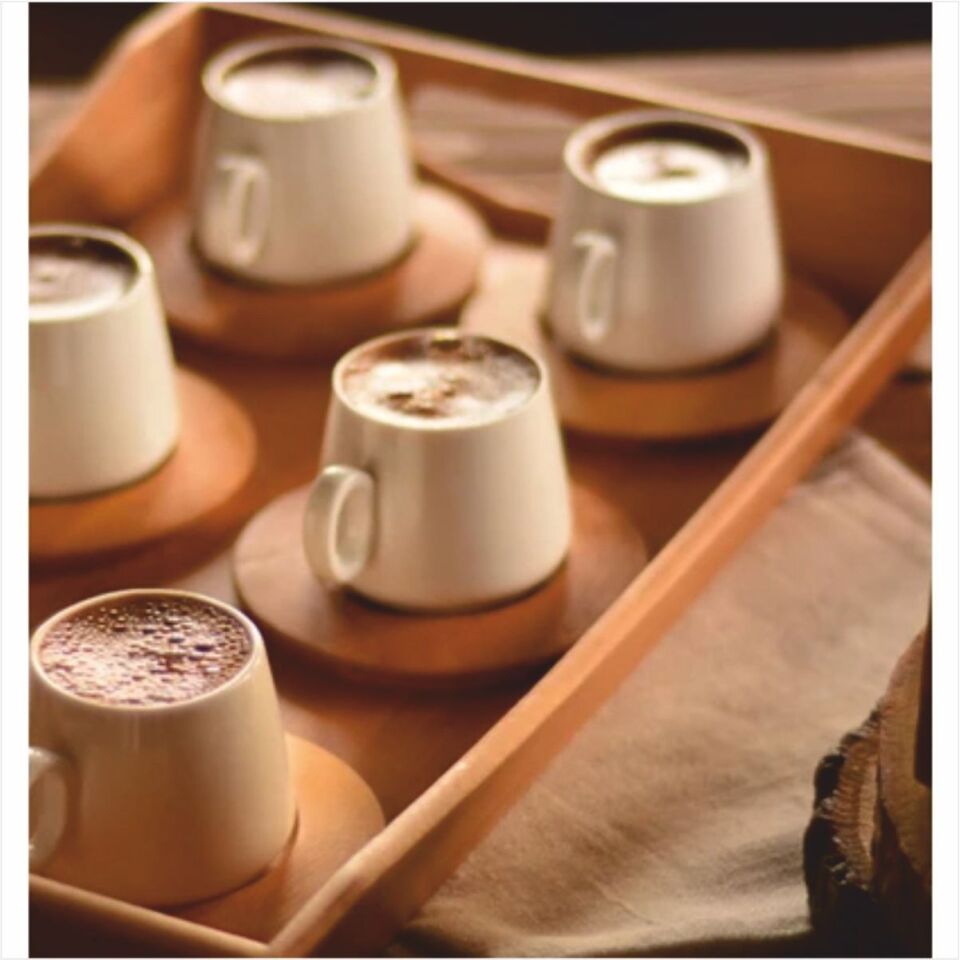 Bambum  Ottoman - 6 Kişilik Kahve Fincan Takımı Sade