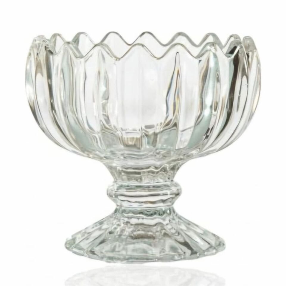 Çiftçiler Ht-K106 6Lı Ayaklı Cam  Kase