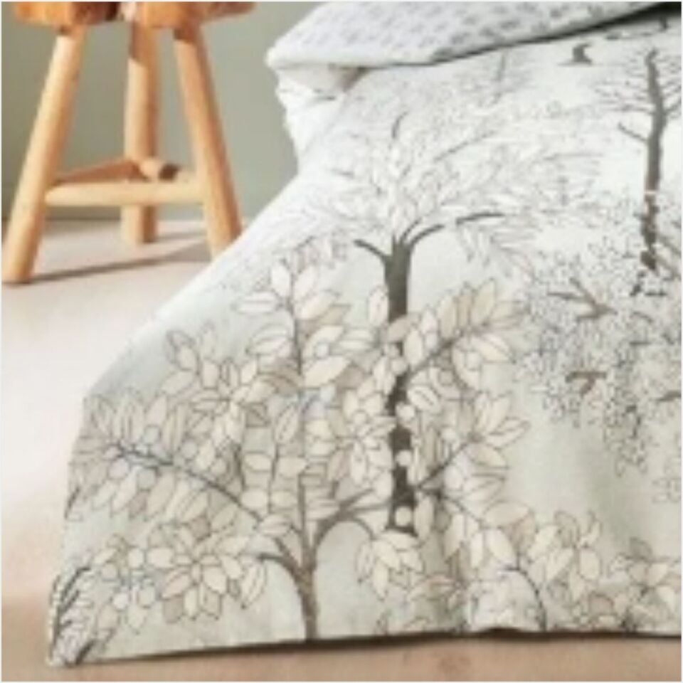 Taç Çift Kişilik Ranforce Nevresim Takımı Sakura Mint