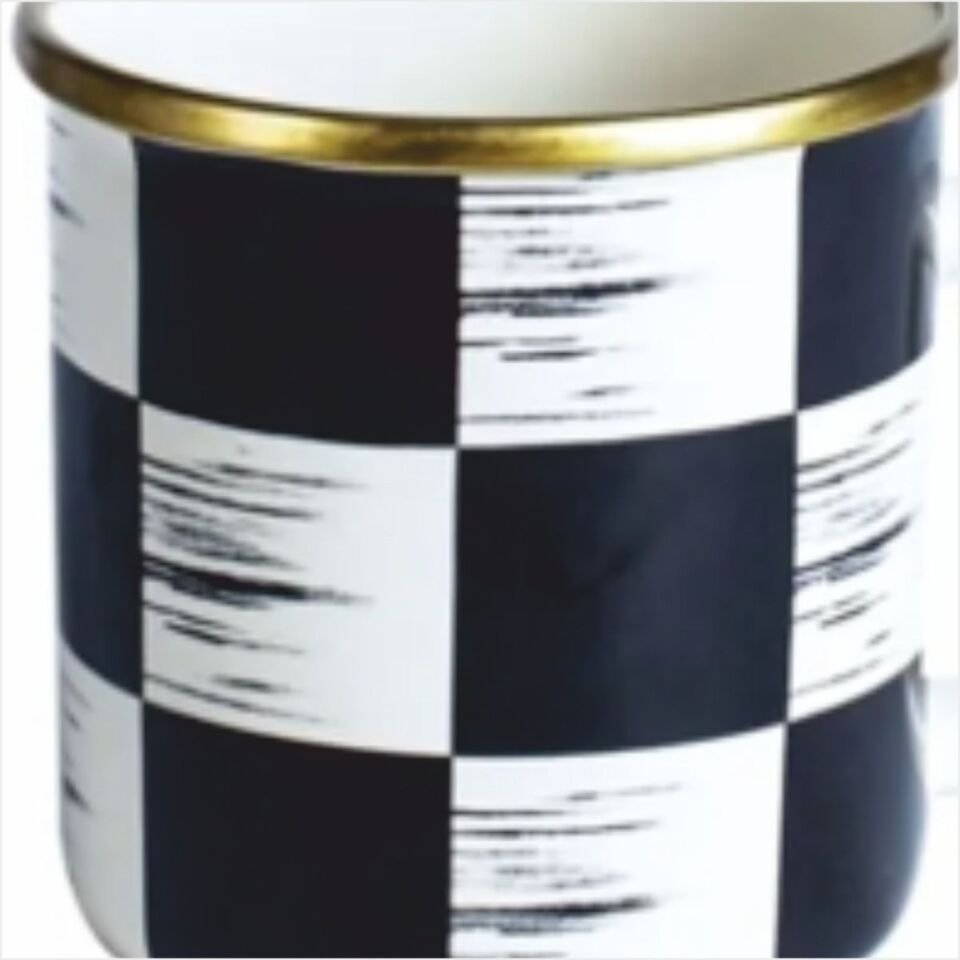 Sembol Emy-160 Emaye Krem Dama Kupa 9X9 Cm