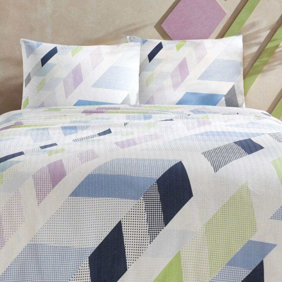 Taç Pike Takımı Pkb Tek Kişilik Gena Mavı