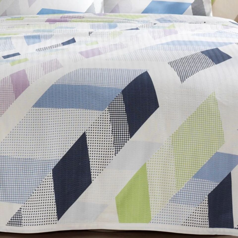 Taç Pike Takımı Pkb Tek Kişilik Gena Mavı