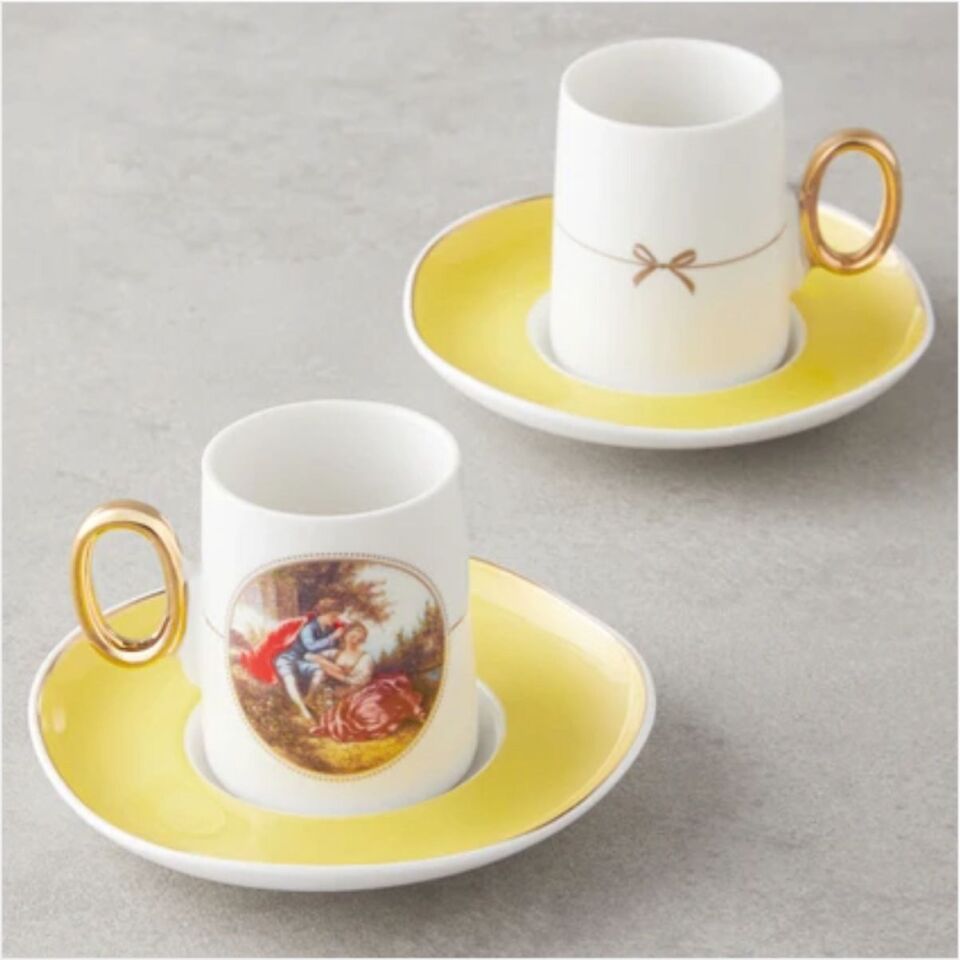 Bristol Tul400-Fig-00 Türk Kahve Fincanı 2 Kişi 4Parça