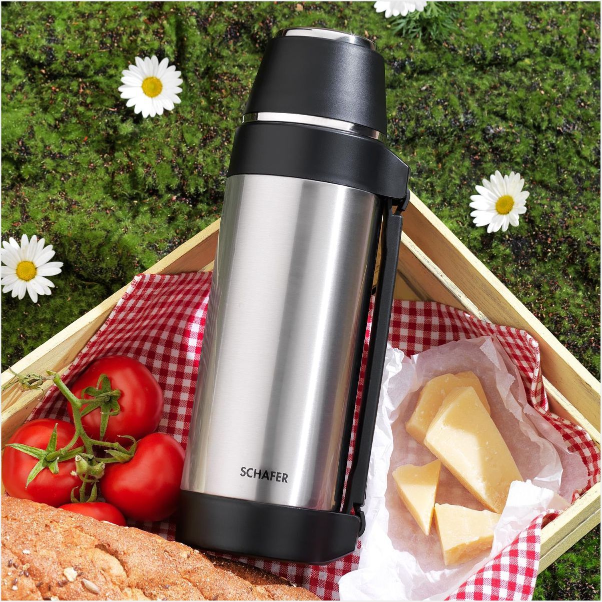 SCHAFER STEELY ÇELİK TERMOS 1.5 LT İNOX