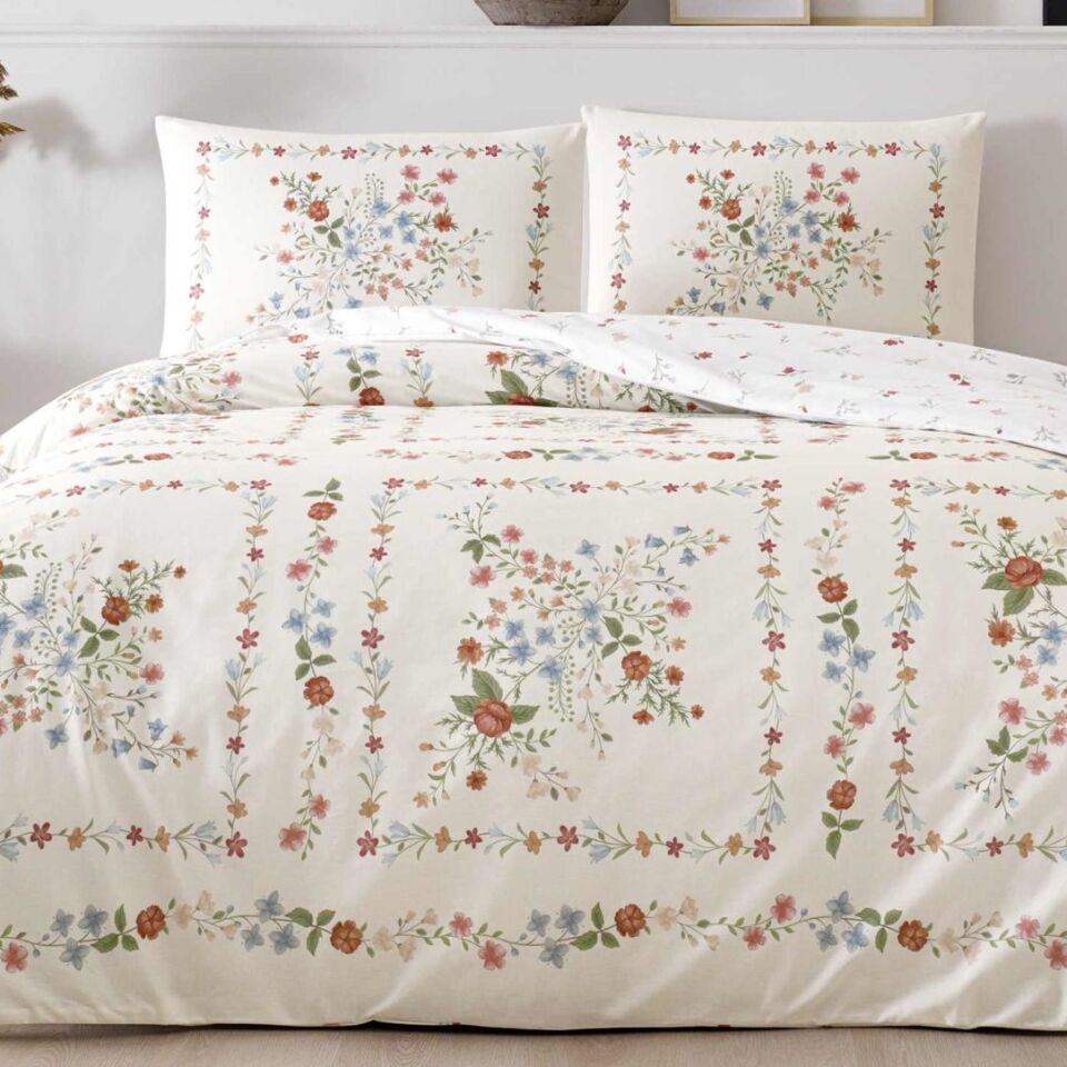 Taç Hılarıe Rf Nevresim Takımı Pembe Çift Kişilik