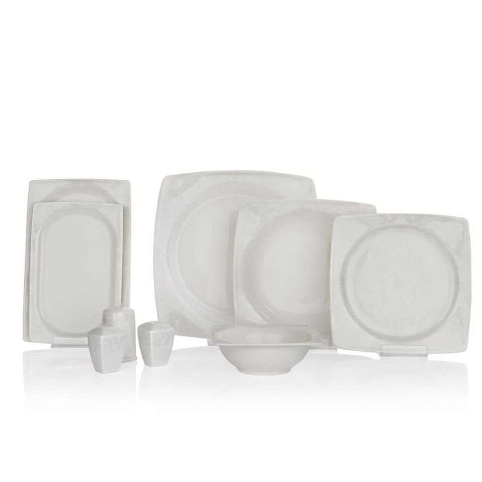 Kütahya 24 Parça Rolyef Yemek Takımı