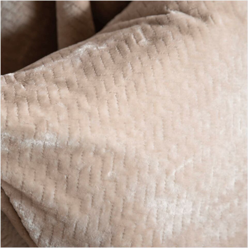 PAMUKLAR APRİCİTAS CIFT KISILIK  YATAK ORTUSU NEVRESIM SET TAMMY BEIGE