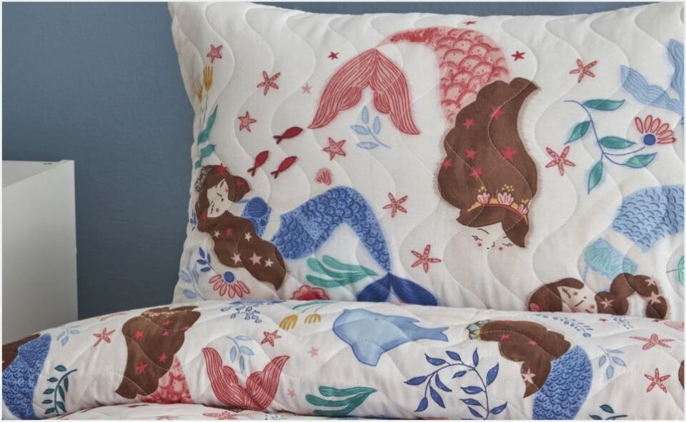 Karaca Home Young Mermaid Tek Kişilik Yatak Örtüsü Takımı