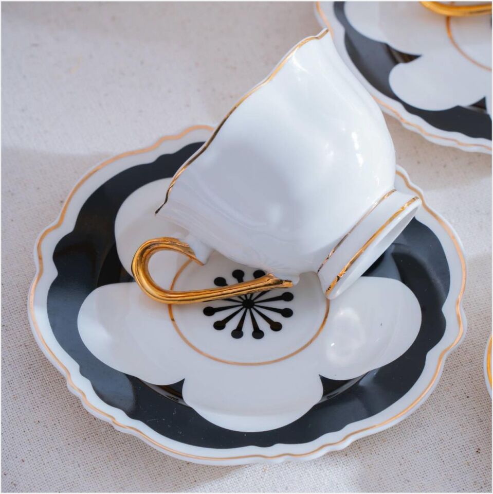 ACAR YKG-05992/12 SELVINA 6 LI KAHVE FİNCAN TAKIMI