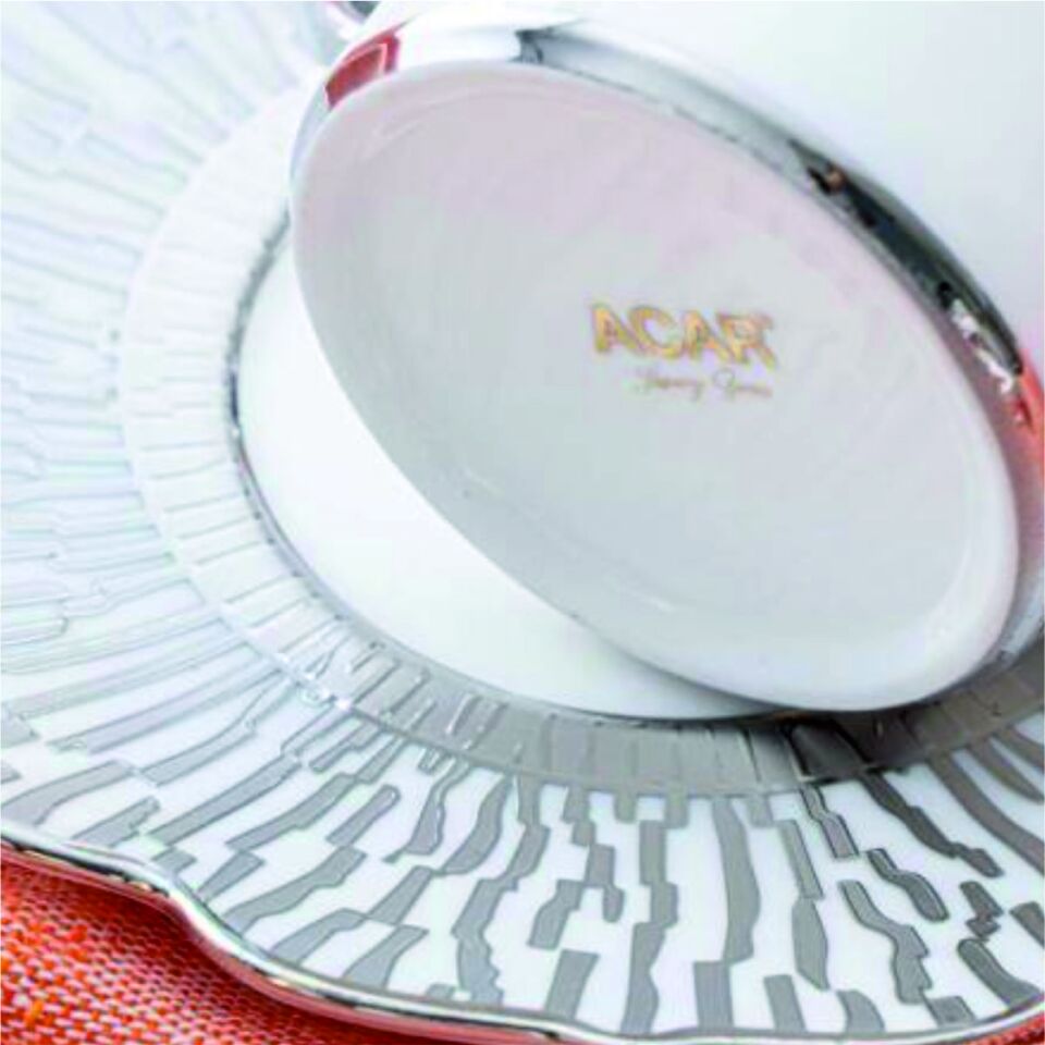 Acar HXF-06800/6 Hadeon Porselen 6 Lı Kahve Fincan
