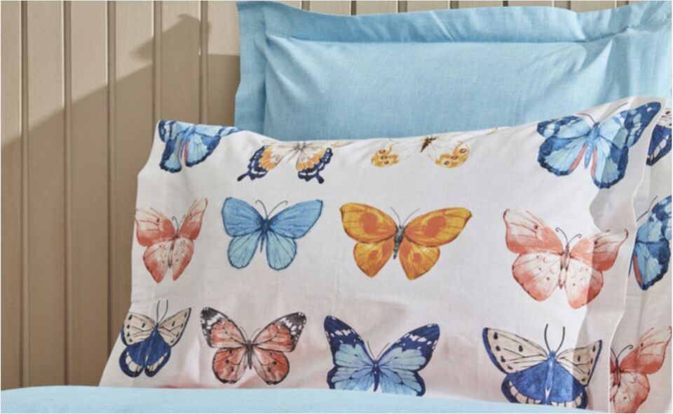 Karaca Home Danny %100 Pamuk Çift Kişilik Nevresim Takımı Lacivert PP