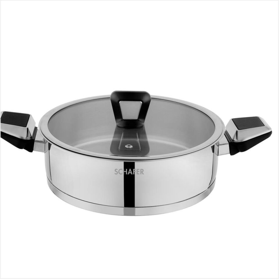 SCHAFER PREMİUM ÇELİK ÇEYİZ SETİ 18 PARÇA-INOX