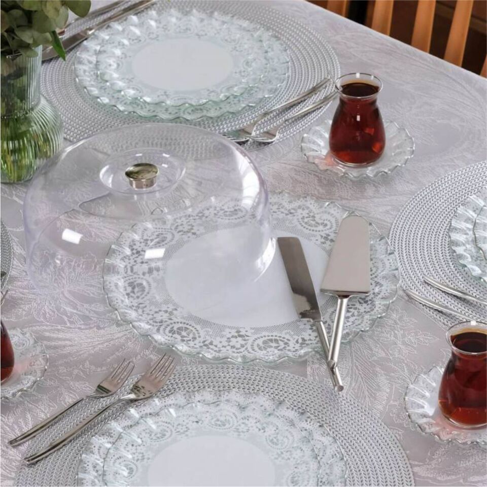 Glore Marche Platin 28 Parça Tea Time