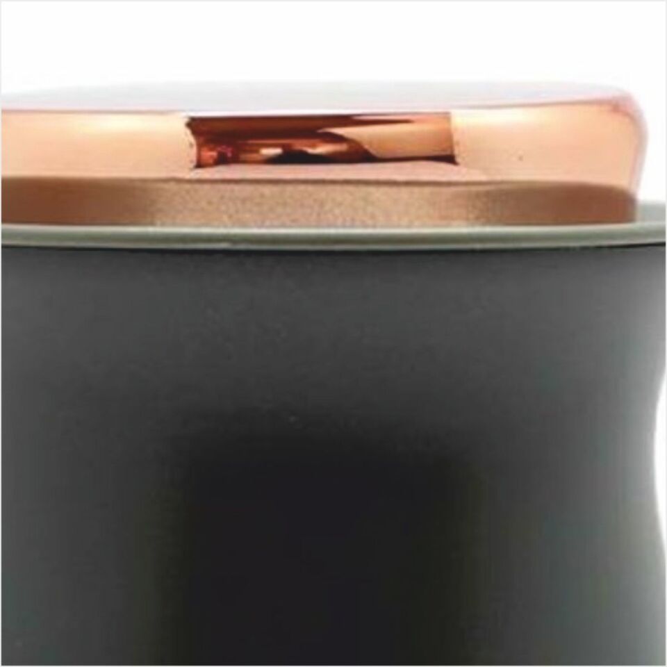 Sembol Kıtchen Art-105 Silindir 16 Cm Kavanoz Grey-Rosegold