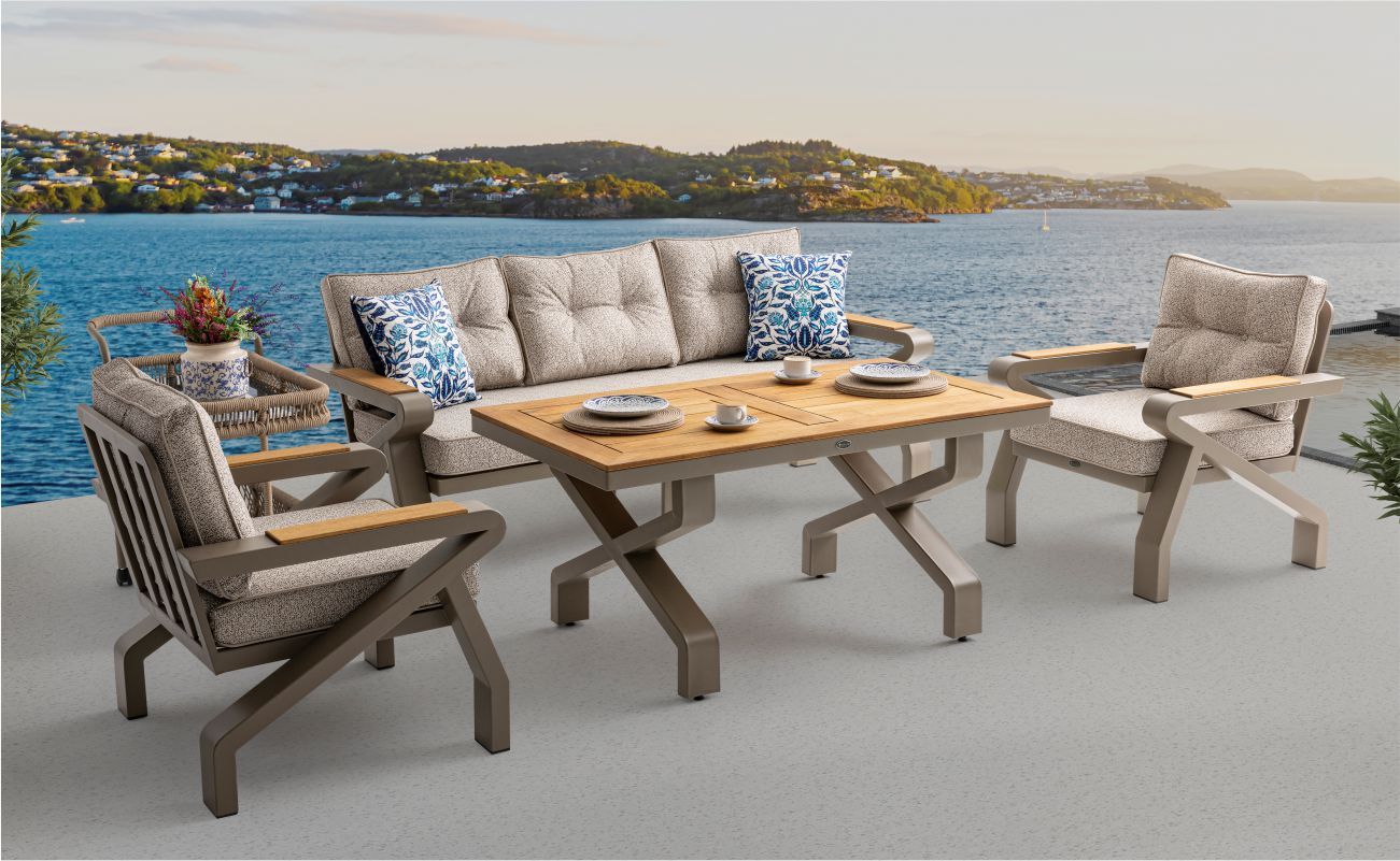 Casablanca 80X140 Bahçe Oturma Grubu-Cappicino