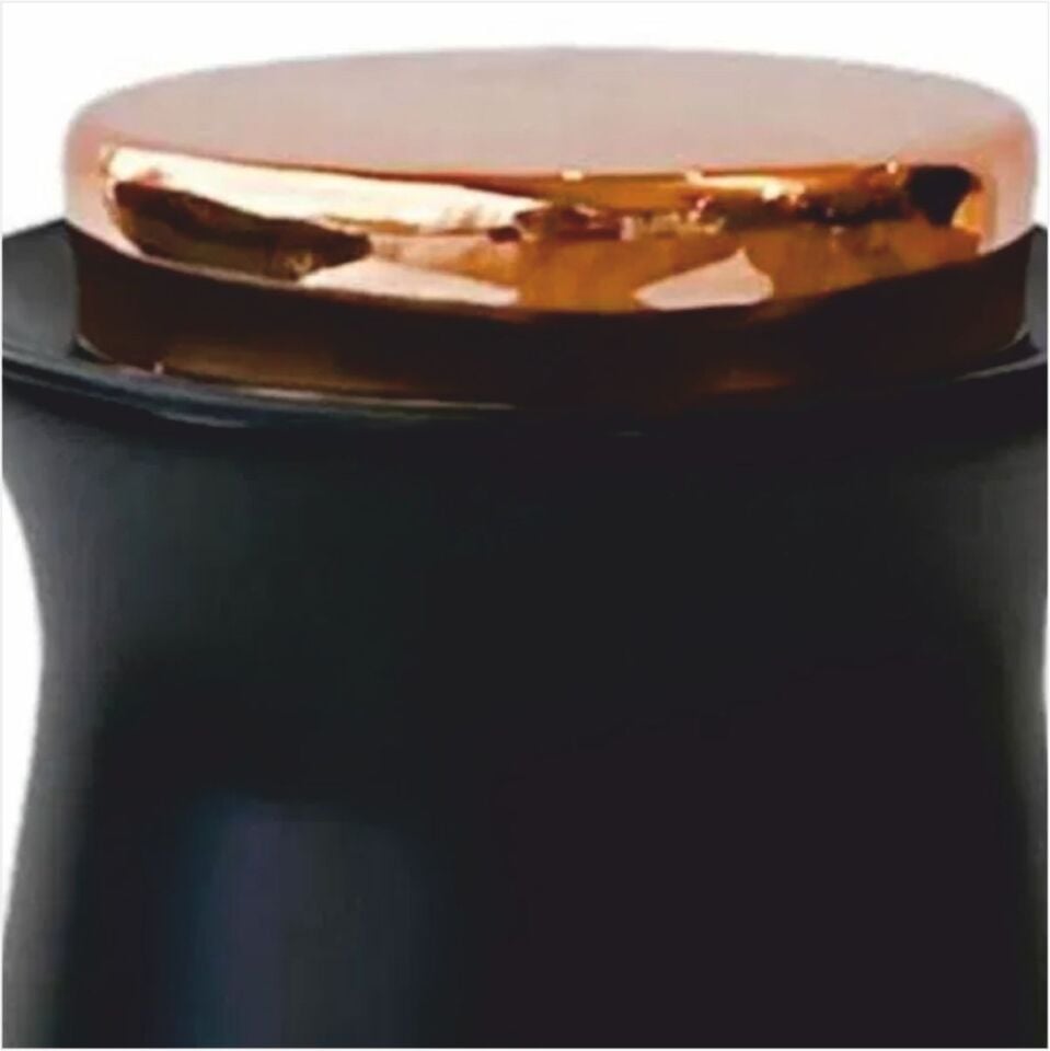 Sembol Kıtchen Art-160 Silindir 31 Cm Spagetti Kavanoz Black-Rosegold