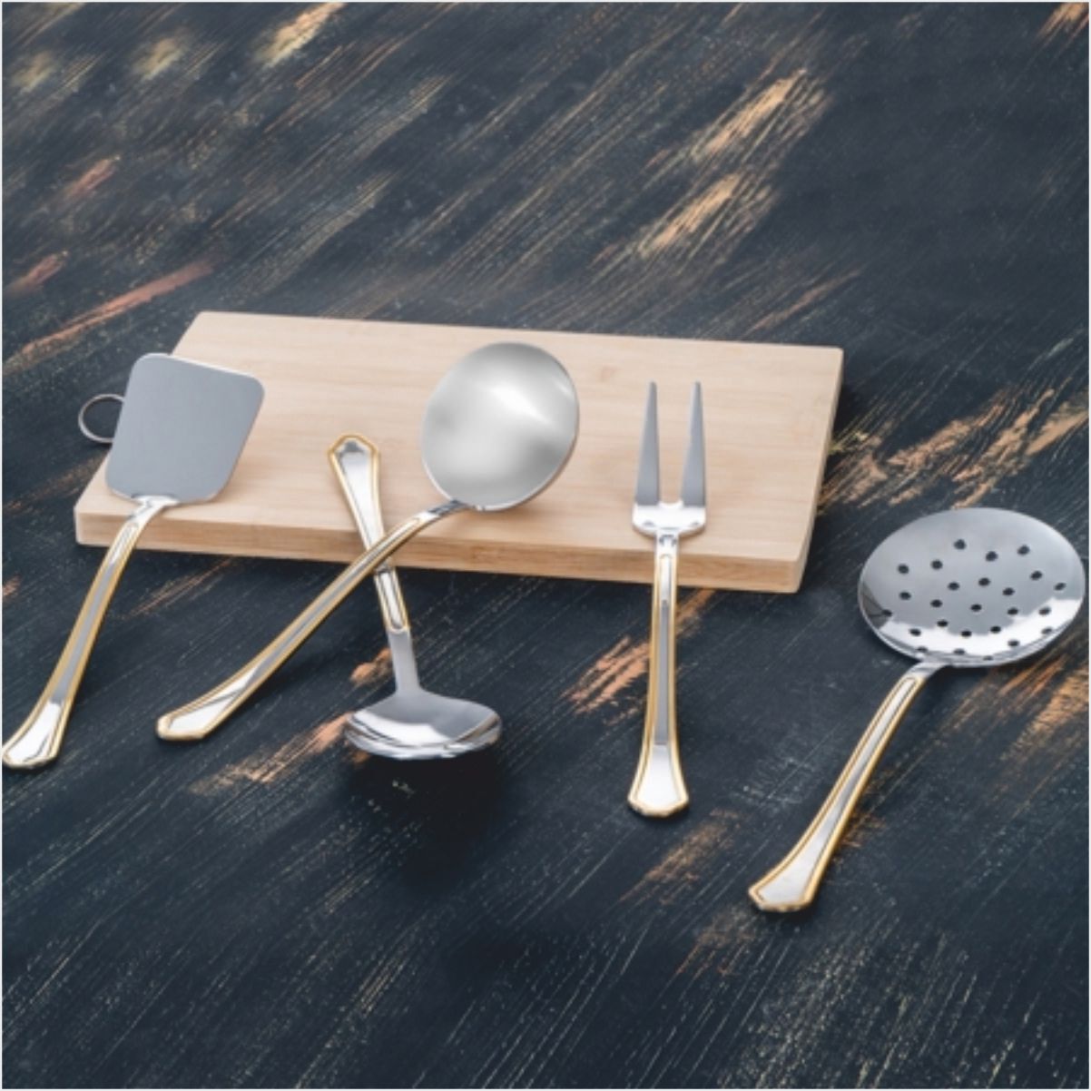 Acar Yt-05792/5 Glory 5 Li Gold Kepçe Seti