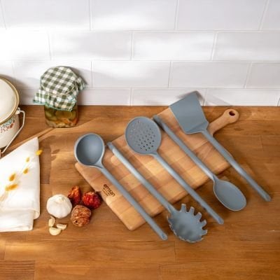 Emsan Fıesta 5 Parça Servis Seti Gri