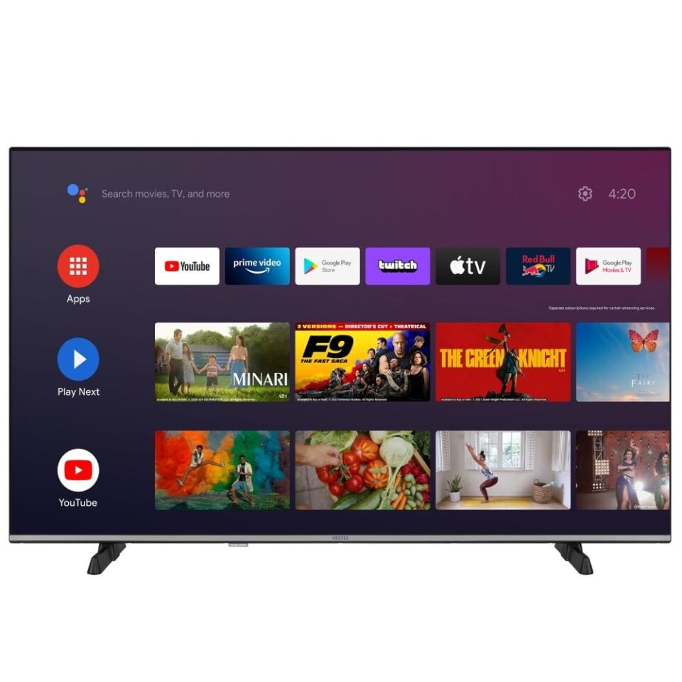 Vestel 50UA9631 4K Ultra HD 50'' 127 Ekran Uydu Alıcılı Android Smart LED TV