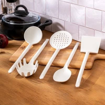 Emsan Fıesta 5 Parça Servis Seti Beyaz