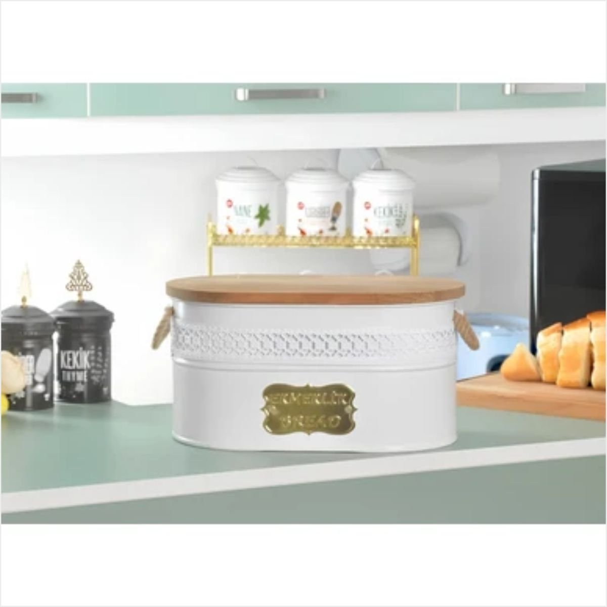 Yıldıray 952 Yuvarlak Ahşap Kapaklı Ekmeklik Pembe