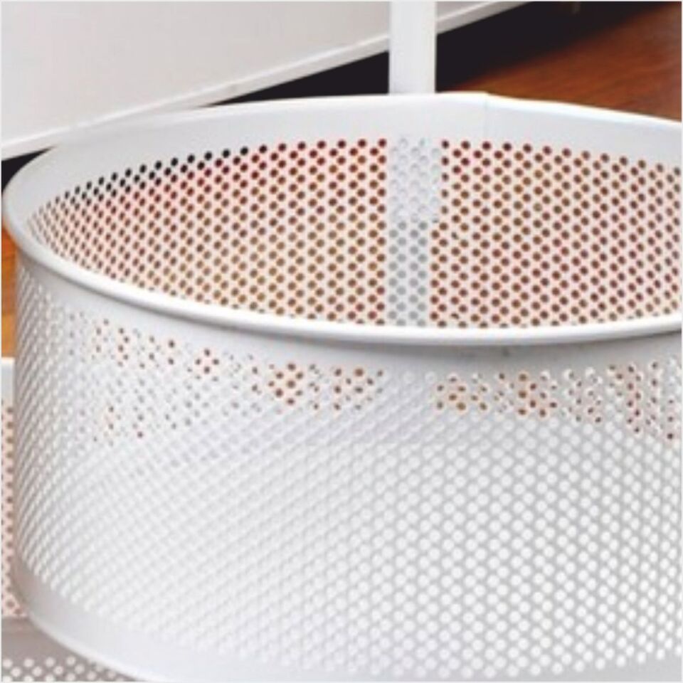 Yıldıray 1057 4 Katlı Açılır Kapanır Ferforje Sebzelik Beyaz