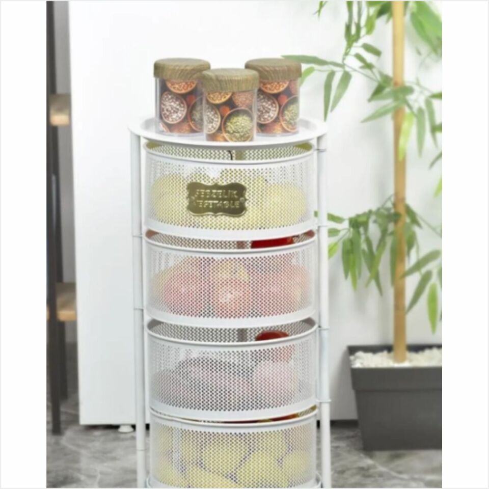 Yıldıray 1057 4 Katlı Açılır Kapanır Ferforje Sebzelik Antrasit