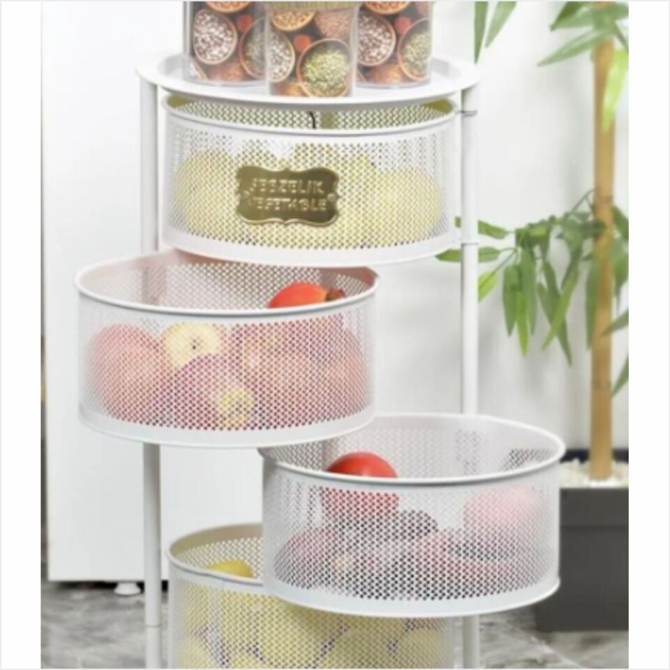 Yıldıray 1057 4 Katlı Açılır Kapanır Ferforje Sebzelik Antrasit