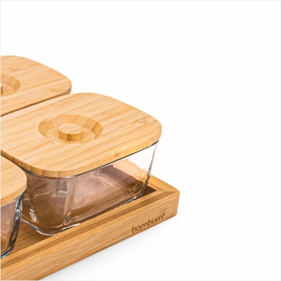 BAMBUM  KROSNA - 9 PARÇA CAM KAHVALTILIK