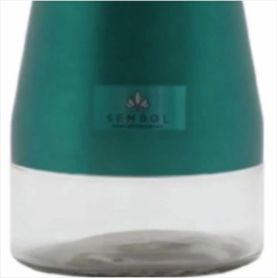 Sembol Kıtchen Art-95 Silindir 16 Cm Kavanoz Green-Gold