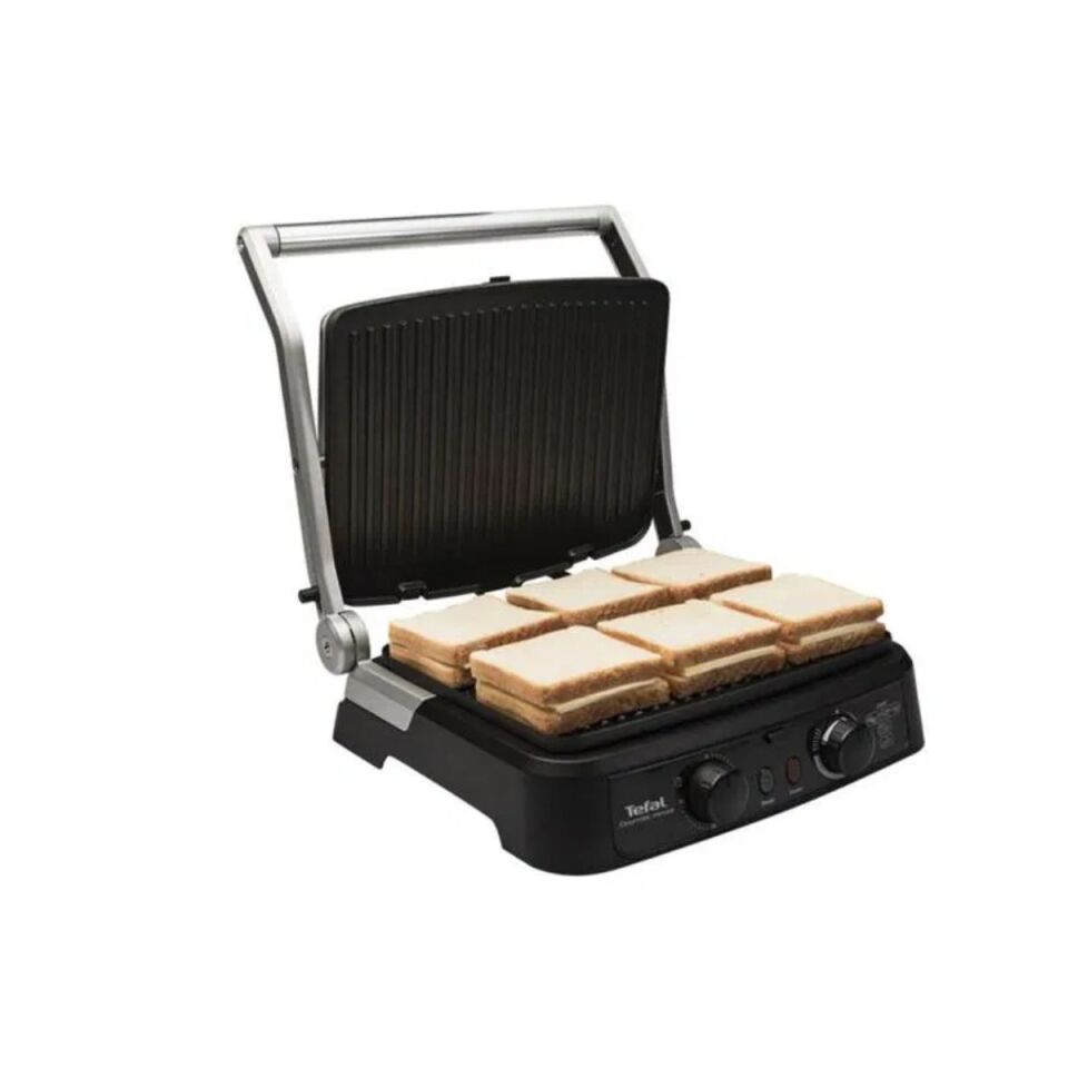 Tefal Gourmet Minute Inox Elektrikli Izgara ve Tost Makinesi